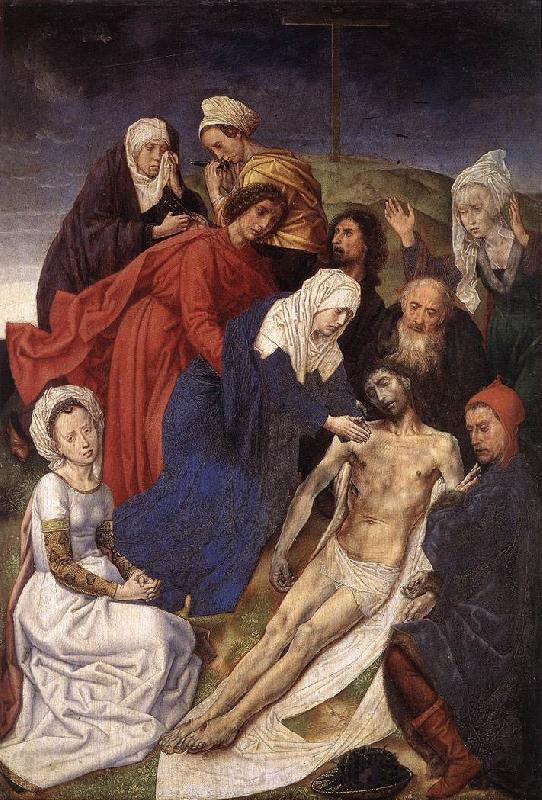 GOES, Hugo van der The Lamentation of Christ sg Spain oil painting art